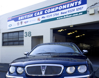 british car display